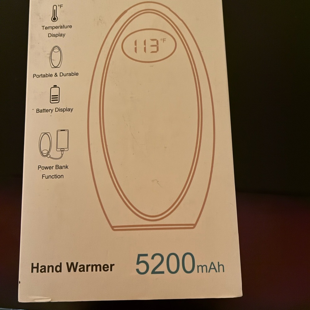 Portable Hand Warmer with Power Bank